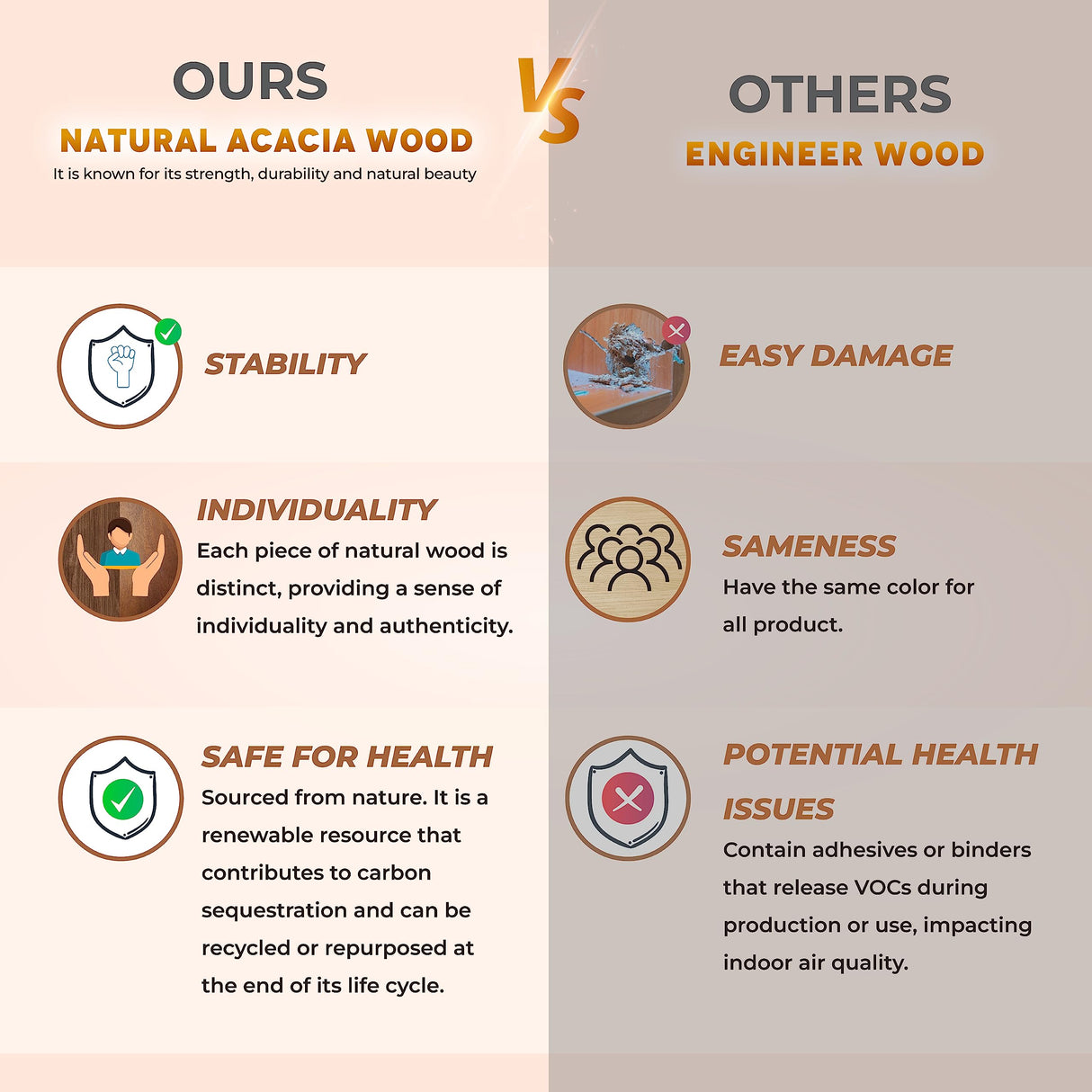 2BHOME Wooden LP Record Player Stand with 4 Cabinets, Holds up to 100 Vinyls, Metal Record Storage Holder and Organizer Table, Classical Design for Files/Book (Mid-Century Modern) 2BHOME