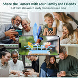 Twesync Smart Bird Feeder with Camera Solar Powered, 1080P HD AI Identify Wild Bird Feeder Camera Twesync