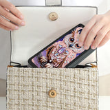 LazyFold Diamond Art Painting Eye Glasses Storage Box, DIY owl Diamond Art Painting Sunglass Case for Adults, Handmade Diamond Art Glasses Case Art Craft Travel Gift LazyFold