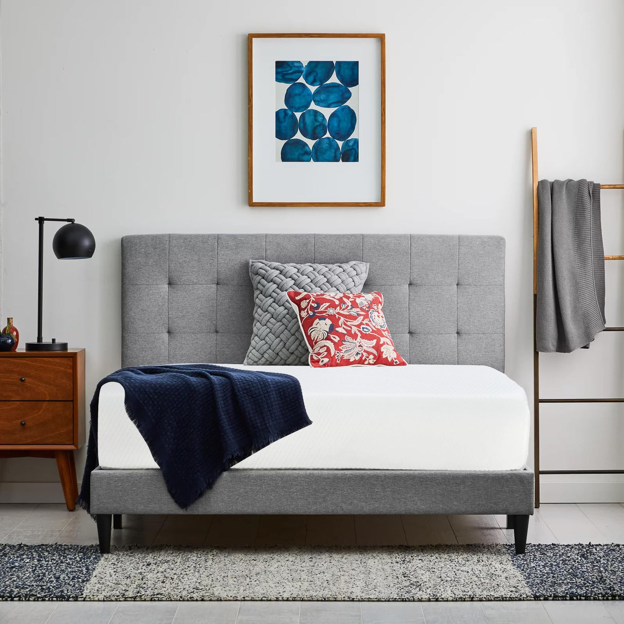 HWGEBY 14 Inch Twin Mattress in a Box,Gel Memory Foam Mattress with Tight-top Cover,Medium Firm Mattress for Cool Sleep Relieving,Twin Mattress for Sleep and Pressure Relief,CertiPUR-US Certified HWGEBY