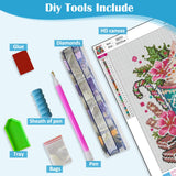 Christmas Gingerbread Cup Diamond Painting Kits for Adults,5D Winter Diamond Art Kits for Adults Beginners,DIY Full Round Drill Diamond Dot Painting Gem Art Kits for Adult,Home Wall Decor 13.8x13.8 In LKHMVCA