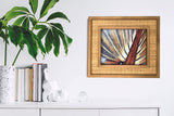 Rattan and Wood Picture Frame - Coastal or Boho Photo Frame For 8"x10" Photos - Tabletop Stand and Wall Mount Fairwood Way