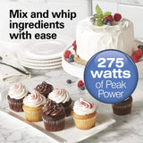 Hamilton Beach Power Deluxe 6-Speed Electric Hand Mixer with Snap-On Storage Case, QuickBurst, Beaters, Whisk, Powerful 250 Watt Motor, Bowl Rest, Black (62692) Hamilton Beach