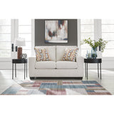 Signature Design by Ashley Aviemore Coastal Loveseat with 2 Accent Pillows, Beige Signature Design by Ashley