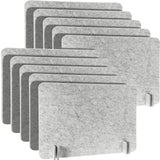 10 Pcs Acoustic Desk Divider 16 x 24 Inch Table Freestanding Privacy Panel Visual Distractions and Noise Reducing Cubicle Sound Proof Dividers Sound Absorbing Furniture Partitions(Anthracite Gray) Fabbay