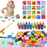 Magic Gel Water Elf Toy Kit, Squishy Making Kit for Kids with 20PCS Aqua Fairy Water Gels & Animal Mold, Gift for Christmas, Easter, Birthday, New Year, Creative Art Craft Girls 3-9 Year Old (60ml) Nicella