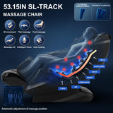 jopaw 2025 Massage Chair Full Body with 12 Auto Modes,Zero Gravity SL-Track Shiatsu Massage Chair with AI Control,Auto Body Detection,Foot Rollers,Body Scan and Waist & Calf Heating jopaw