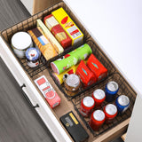 6 Pack Wire Baskets for Pantry Organization and Storage, Kitchen Organizer, 2 XXLarge & 2 XLarge & 2 Large VITEVER