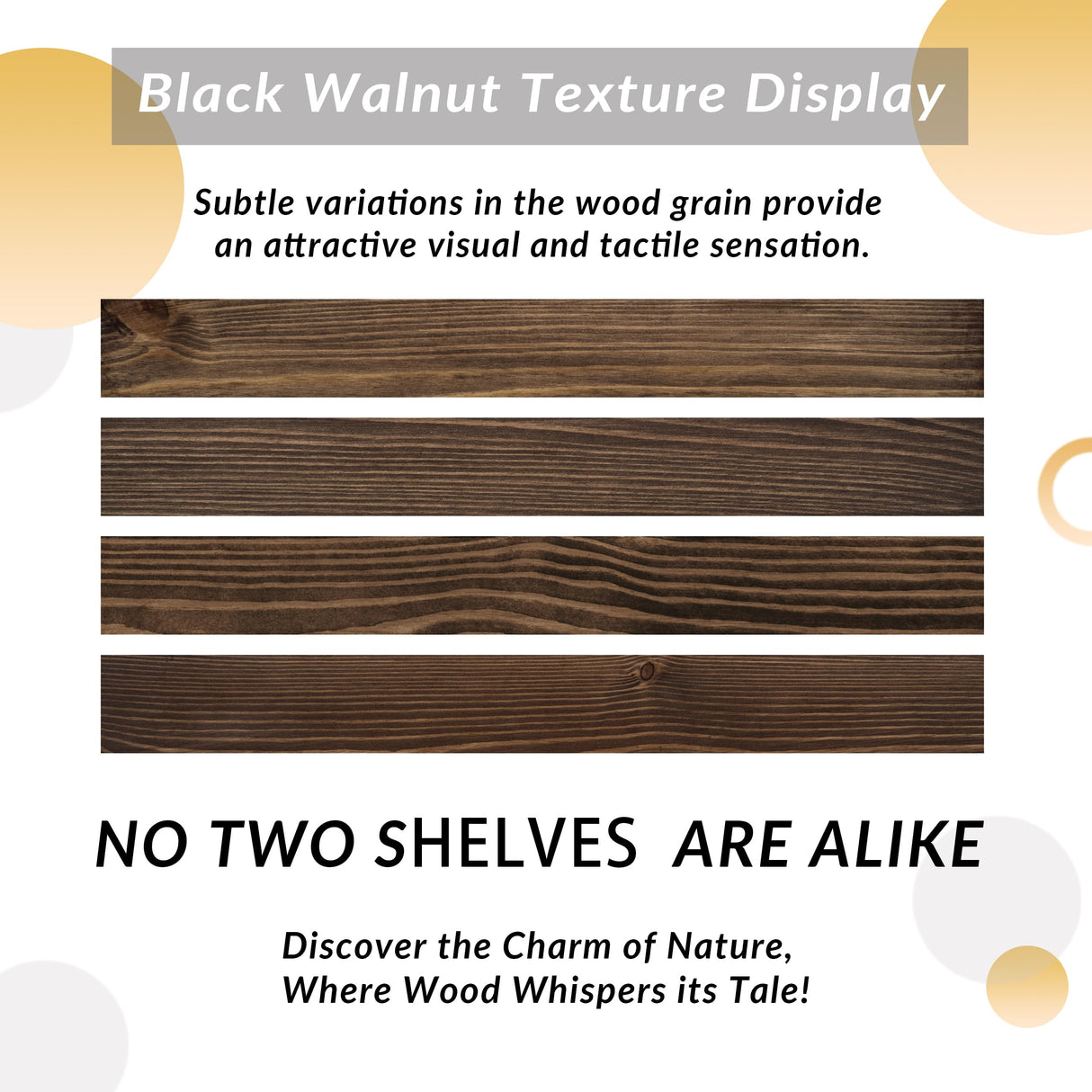 XWNE Rustic Floating Shelves 60 inch Long 8 "deep Set of 2, Heavy Duty Wood Wall Mounted Shelves for Bathroom Living Room Kitchen,Book Shelves with Thickened Hidden Bracket- Walnut XWNE