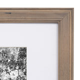 Kate and Laurel Bordeaux Gallery Wall Kit, Set of 10 with Assorted Size Frames in 3 Different Finishes - White Wash, Charcoal Gray, and Rustic Gray Kate and Laurel