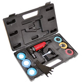 Chicago Pneumatic CP875 Kit - Air Die Grinder Tool, Welder, Woodworking, Automotive Car Detailing, Stainless Steel Polisher, Heavy Duty, Right Angle Grinder, 1/4 Inch (6 mm), 0.3 HP/ 220W - 22500 RPM Chicago Pneumatic