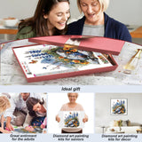 Acudotr Flower Diamond Painting Kits for Adults, 5D DIY Diamond Art Kits for Beginners, Full Drill Diamond Painting Kits for Home Wall Decor, 12x12 Inch Acudotr