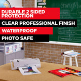 Scotch Thermal Laminating Pouches, 100 Count, Clear, 5 mil., Laminate Business Cards, Banners and Essays, Ideal Office or School Supplies, Fits Letter Sized Paper (8.9 in. × 11.4 in.) Scotch