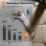 addlon Ceiling Fans with Lights, 52 inch Low Profile Ceiling Fan with Light and Remote Control, Flush Mount, Reversible, 3CCT, Dimmable, Noiseless, Black Ceiling Fan for Bedroom, Indoor/Outdoor Use addlon