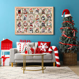 Christmas Cat Puzzles for Adults 1000 Pieces, Funny Animal Jigsaw Puzzle, Impossible Cute Kitty Puzzle as Home Wall Art Decor PPuzzling