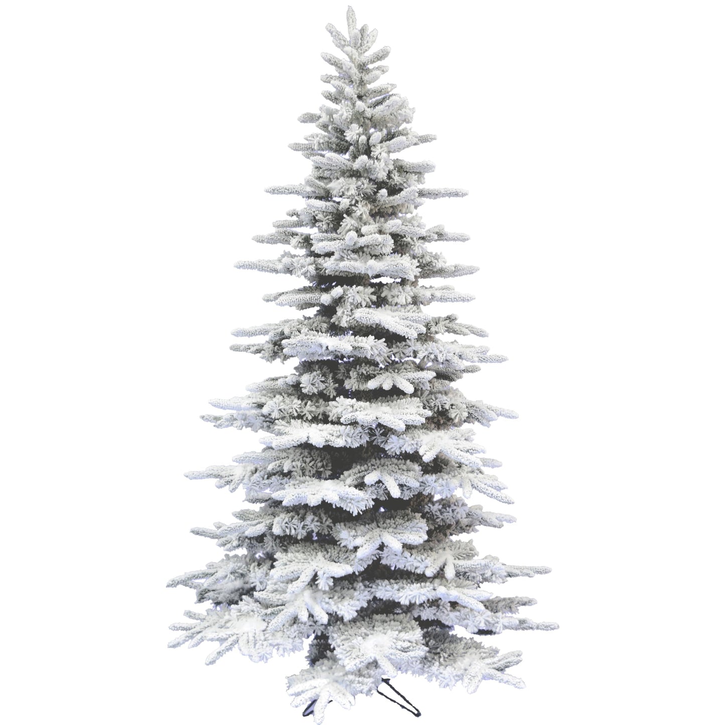 Fraser Hill Farm Pine Valley Flocked Christmas Tree, 12 Feet Tall | Huge Xmas Tree with DIY Potential with No Attached Lights | Great Holiday Decoration for The Home | FFPV012-0SN