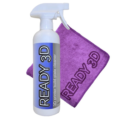 Ready 3D Printer Build Plate Cleaner, Non-Toxic, No Odor, Formulated for Ready 3D Build Plate Adhesive