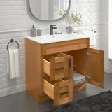 La Royal Maple Shaker Sink Base Bathroom Vanity with Drawers 36" Ready-to-Assemble Bathroom Cabinet Sink Base La Royal