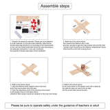 Wooden Electric Wind Powered Boat Model Kit, Science Experiment Kit for Youth Age, Wireless Remote Control Wind Boat Stem Project, Educational DIY STEM Set for Youth OULUN