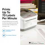 ZEBRA ZSB Series Thermal Label Printer 4" 300 dpi, Wi-Fi Printing, Supports UPS/USPS/FedEx, Barcodes, Custom & Shipping Labels, Print Anywhere, 4x6 Home & Office Shipping Label Printer ZEBRA