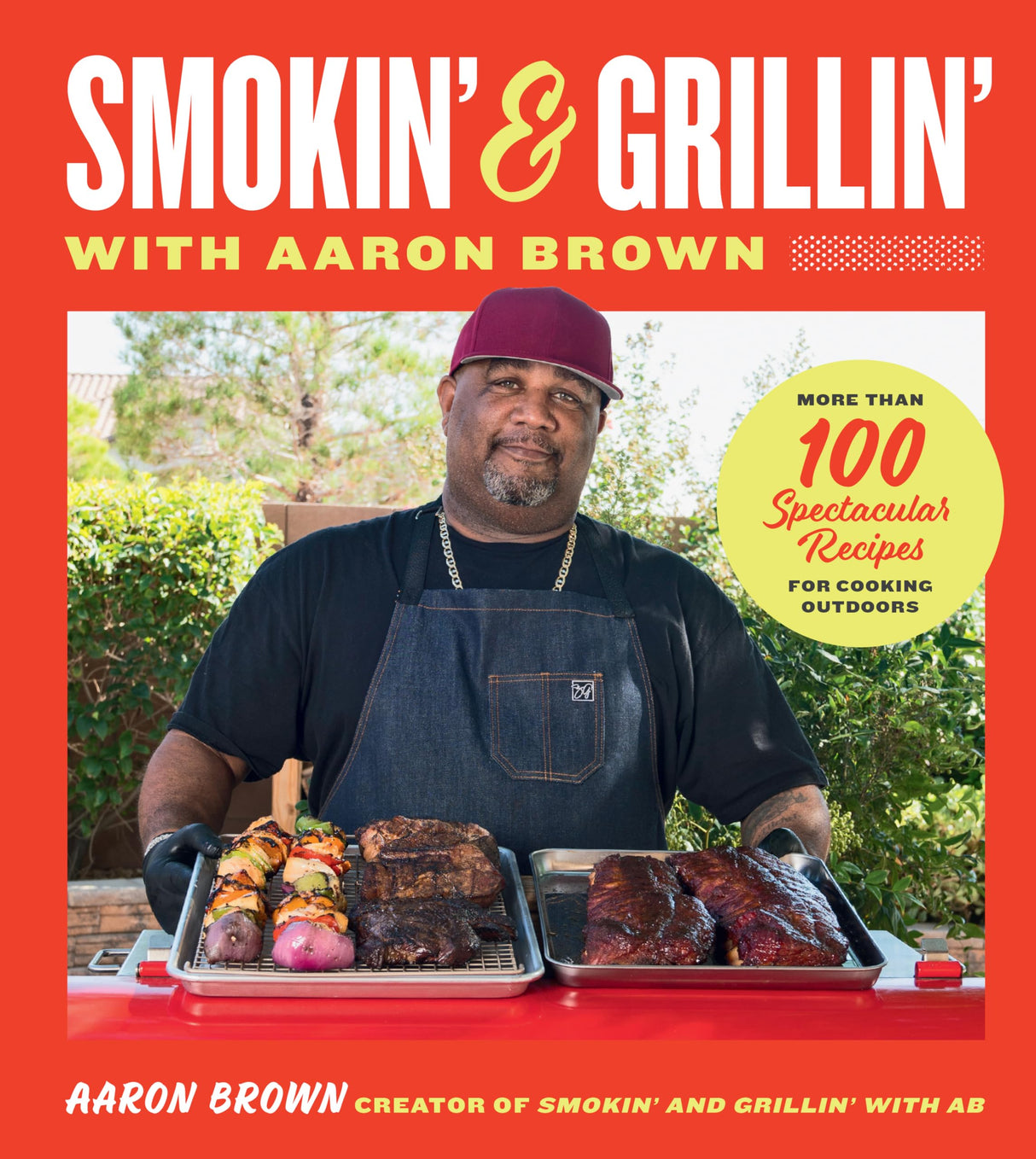 Smokin' and Grillin' with Aaron Brown: More Than 100 Spectacular Recipes for Cooking Outdoors WoodArtSupply