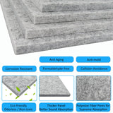 BXI Thickened Sound Absorbing Panels - 12 Pack 12 X 12 X 0.5 Inches Dense Acoustic Panels, Echo Noise Reducing Sound Panels, Tackable Studio Panels for Wall and Ceiling Acoustic Treatment BXI