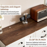 Spurgehom 13 Gallon Tilt Out Trash Cabinet Kitchen Waste Bins, Laundry Hamper Tilt Out Pet Proof Hidden Trash Bin for Kitchen Living Room, Antique White Spurgehom