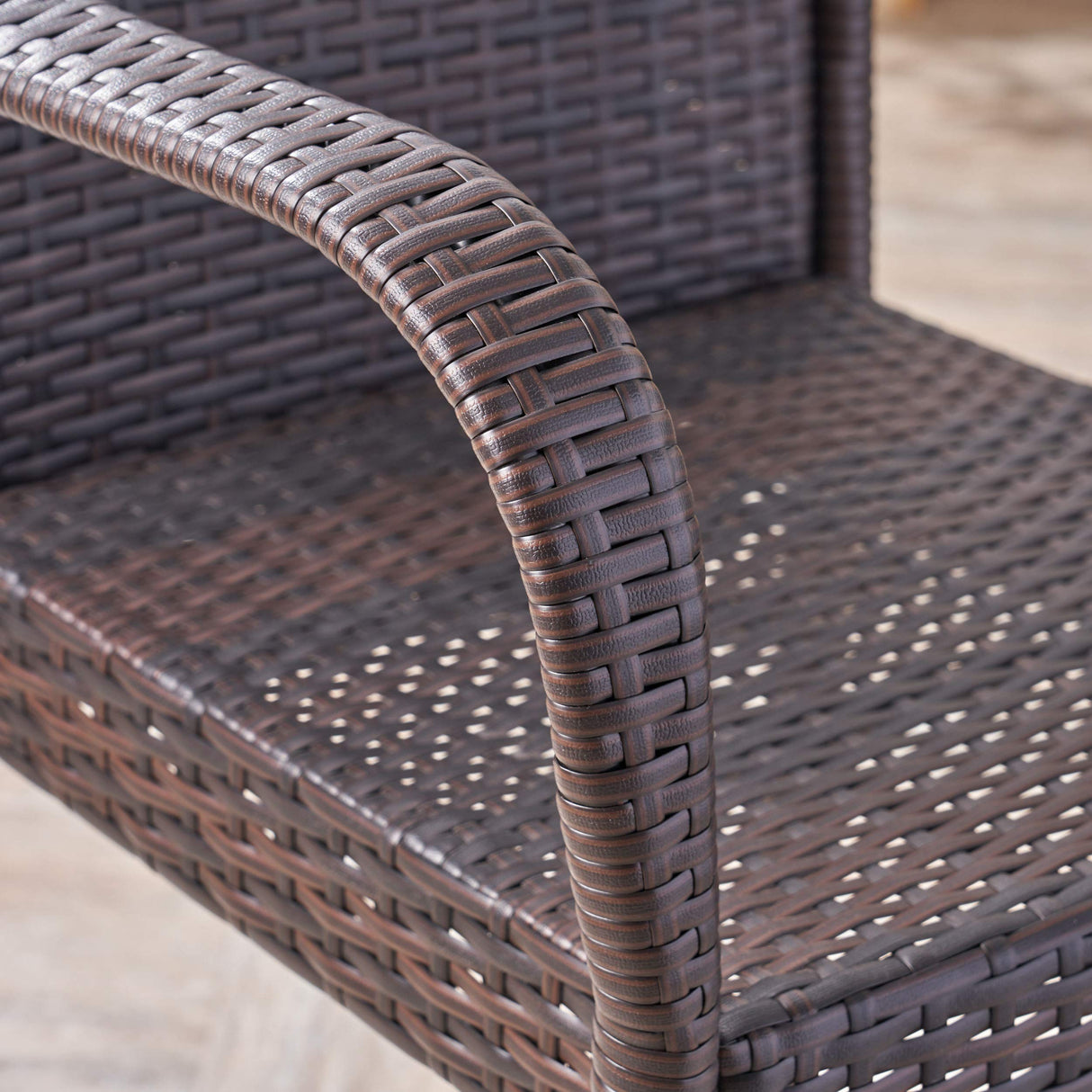 Christopher Knight Home Stewart Outdoor Bar Stool, Set of 2, Brown Christopher Knight Home