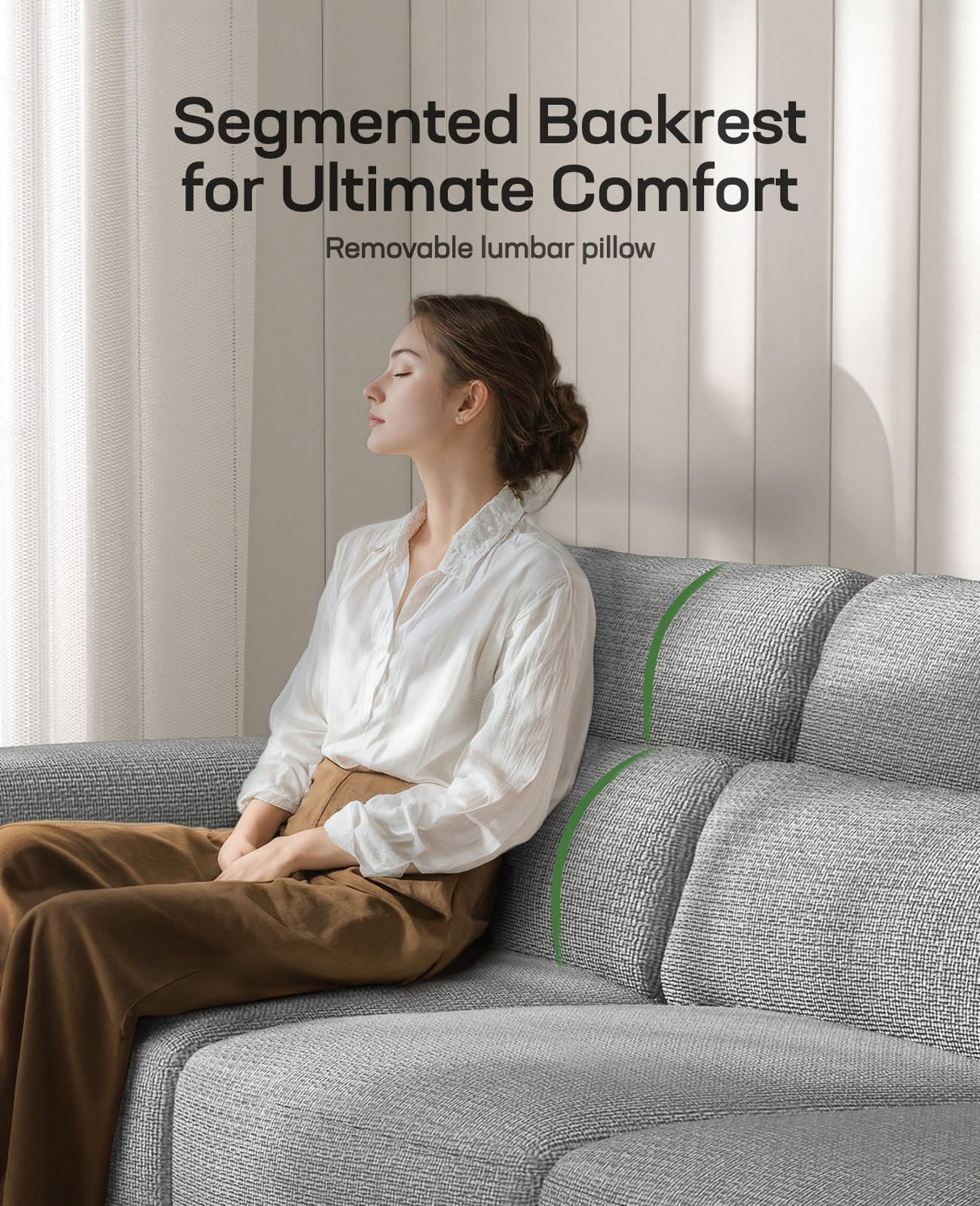 Marsail 65" Loveseat Sofa, Love Seat for Living Room, Comfy Couch with Deep Seats and Wide Armrests, Sofa Couch with Supportive Cushion and Sturdy Frame, Easy to Clean with Removable Covers, Grey Marsail