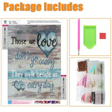 UPINS DIY 5D Love Diamond Art Painting Kit for Adults, Love Theme Round Full Drill Craft Diamond Dots Painting Canvas Supply for Home Wall Decor, 12X16 inches UPINS