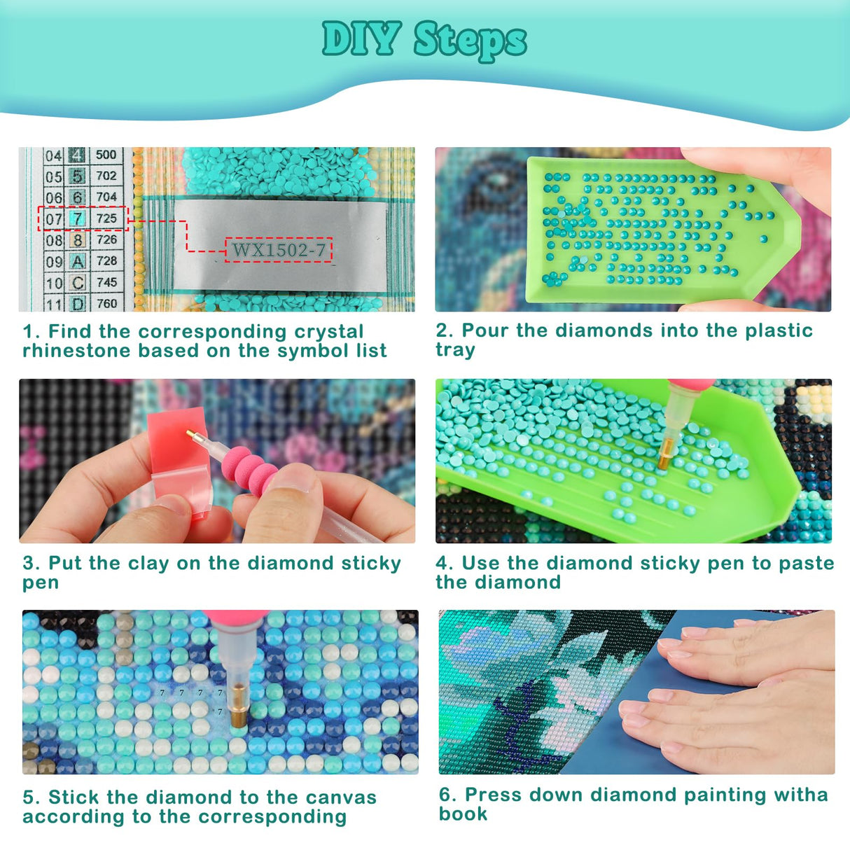 Genius maker Horse Diamond Painting Kits for Adults, 5D Animal Diamond Art Kits for Beginners DIY Full Drill Diamonds Painting Pictures, Diamond Gem Art Painting DIY Crafts Kit Decor, 12x16inch Genius maker