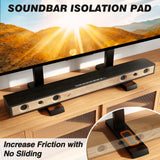 5Rcom Universal TV Stand, Large TV Legs for 37-86 Inch Flat Curved TVs with Cable Management, 6 Height Adjustment Table Top TV Mount Stand Up to 150lbs, Black 5Rcom