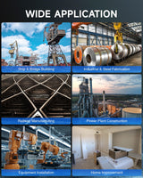 ZELCAN Mag Drill Press with 11 Drill Bits, 1550W Portable Magnetic Drill Press with 2" Boring Diameter, 0-580 rpm Stepless Speed & Reversible Direction, 2922 lbf Drilling Machine for Metal Surface ZELCAN