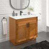 Bathroom Vanity Sink Base Ready-to-Assemble Bathroom Cabinet 24"/30'/36" Width (Vanity Base in Maple Shaker, 36 inch) Vanity Atelier