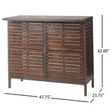 Christopher Knight Home Milos Acacia Bar Table, Dark Brown / Rustic Metal Christopher Knight Home
