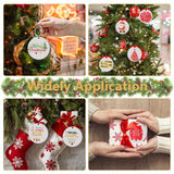 10Pcs Sublimation Ornaments Blanks Round White Blank Ceramic Ornament for Sublimation Personalized 2024 Christmas Ornament Bulk Circle Porcelain Blank Ornaments for Heat Transfer Print DIY Craft Gift Umzing