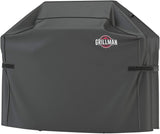 Grillman Premium Grill Cover for Outdoor Grill - Heavy-Duty Waterproof BBQ Grill Cover - Rip-Proof and Wind-Resistant - Large Barbecue Gas Grill Cover for Backyard - Black (52" L x 26" W x 43" H) Grillman
