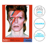 AQUARIUS David Bowie Aladdin Sane Puzzle (500 Piece Jigsaw Puzzle) - Glare Free - Precision Fit - Officially Licensed David Bowie Merchandise & Collectibles - 14 x 19 Inches AQUARIUS