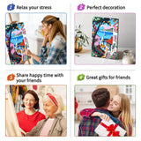 ZTOTZ Paint by Numbers Framed Canvas Seaside Beach, Paint by Numbers Kit for Adults Landscape,Framed Paint by Numbers for Adults Ocean Scenery, 8x12inch ZTOTZ