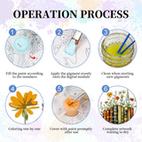 Framed Paint by Numbers Kit for Adults Beginner & Kids Ages 10-13, Books Easy Paint by Numbers with Frame, Flowers Acrylic Adult Painting by Number Kits on Canvas Framed for Gift Decor 10 x 10 Inch Camocin