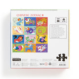 Mudpuppy Chinese Zodiac – 500 Piece Family Jigsaw Puzzle Featuring Colorful Illustrations of The 12 Animals Represented in The Chinese Zodiac Mudpuppy