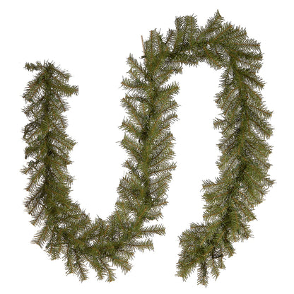 National Tree Company Pre-Lit Artificial Christmas Garland, Green, Norwood Fir, White Lights, Plug In, Christmas Collection, 9 Feet