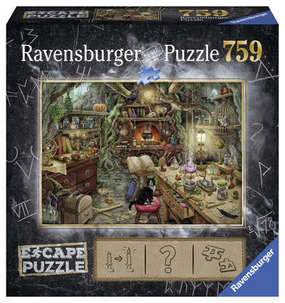 Ravensburger 759-Piece Escape Puzzle - The Witches' Kitchen | Engaging Jigsaw for Kids & Adults | Exciting Escape Room Experience | Ideal for Family Game Nights | FSC-Certified Materials