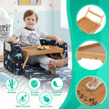 Artmeer Bed Tray Table with Folding Legs,Bamboo Breakfast in Bed for TV Table, Laptop Computer Tray,Eating,Snack Tray(Bamboo) Artmeer