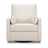 Carter's by DaVinci Ethan Swivel Recliner in Performance Cream Linen, GREENGUARD Gold & CertiPUR-US® Certified DaVinci