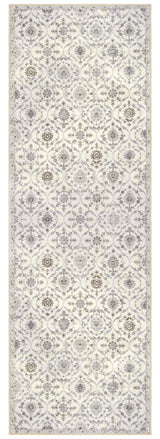 KILOCOCO 2x6 Runner Rug, Moroccan Washable Hallway Entryway Runner Rug, Accent Print Faux Wool Kitchen Runner Rug 6 Feet Non-Slip Boho Rug Runner for Laundry Room Bedroom, Beige Yellow KILOCOCO