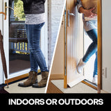 LUX XD Non-Slip Door Mat Low Profile Shoe Scraper Dirt Trapper Polyester Doormat, Super Absorbent, Ideal for Indoor Outdoor High Traffic Area 18 x 30 Inches Beige LUX XD