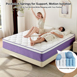 Niqooia Queen Mattress,12 Inch Queen Size Mattresses in a Box, Dual-Sided Comfort Medium Firm & Plush, Memory Foam Mattress for Pressure Relief & Cool Sleep, CertiPUR-US Certified, Safe Foams & Fabric Niqooia