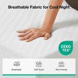 Novilla King Mattress, 12 Inch King Memory Foam Mattress for Pressure Relief & Comfort Sleep, Removable Washable Cover,CertiPUR-US Certified Plush Novilla