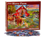 Vermont Christmas Company Horse Farm Jigsaw Puzzle 1000 Piece Vermont Christmas Company